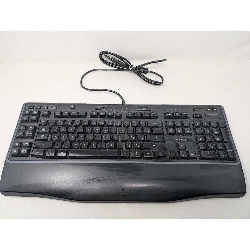 Logitech G110 Backlighting Gaming USB Wired Keyboard Model Y-U0007